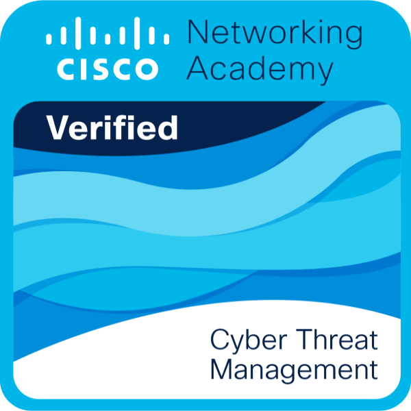 Cisco Networking Academy Verified Cyber Threat Management